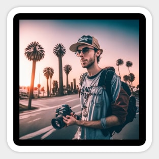 Content Creator in California Sticker